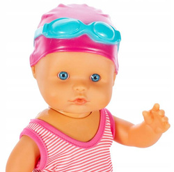 LALKA PŁYWAJĄCA WODOODPORNA BOBAS KRÓRY PŁYWA DO WODY DO KAPIELI 33 cm
