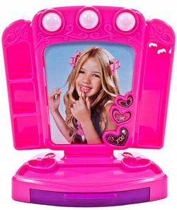 TOALETKA DLA DZIEWCZYNKI STUDIO MAKIJAŻU MAKE UP KOSMETYKI CIENIE LUSTRO