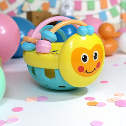 GRZECHOTKA GRYZAK KULA SENSORYCZNA ZABAWKA NA PREZENT DLA NIEMOWLĄT DZIECKA