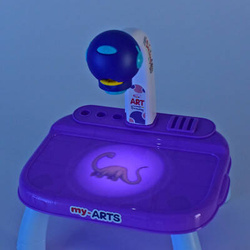 TABLICA DO NAUKI RYSOWANIA Z PROJEKTOREM Stolik PISAKI EDUKACYJNA