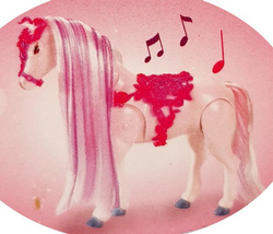 Duży CHODZĄCY KOŃ KONIK KUCYK dla LALKI LALEK DŹW.