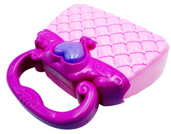 TOREBKA Na Kosmetyki KUFEREK ze Świecącym SERCEM