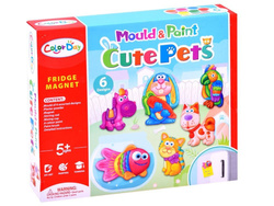 ZESTAW ZRÓB SAM MAGNESY ZWIERZĄTKA DIY ZA2867 KREATYWNA ZABAWA DLA DZIECI