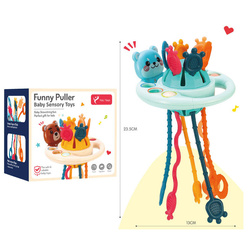 Zabawka Sensoryczna Ośmiornica Pop It MONTESSORI Gryzak dla NIEMOWLĄT MIŚ