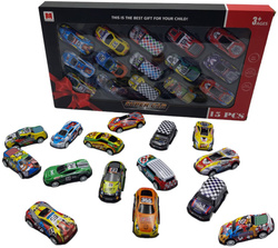 ZESTAW AUTEK DLA DZIECI SAMOCHODZIKI AUTKA AUTA RESORAKI Z NAPĘD NA PREZENT