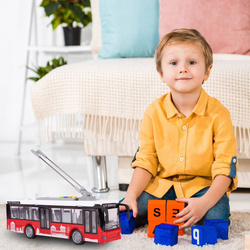 AUTOBUS TROLEJBUS ELEKTRYCZNY MIEJSKI ŚWIATŁA DŹWIĘKI OTWIERANE DRZWI