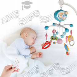 KARUZELKA KARUZELA NAD ŁÓŻECZKO DZIECIĘCA POZYTYWKA PROJEKTOR PILOT TIMER