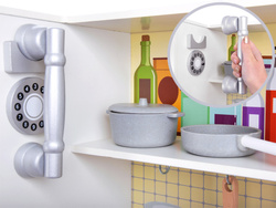 Duża Kuchnia drewniana z piekarnik lodówka ZA4135