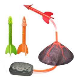 Zabawka Rakieta Kosmiczna Zestaw 3 Dinozaury z Regulacją Wyrzutnia Wulkan