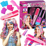 ZMYWALNA Kreda do farbowania włosów farby Prostownica Zestaw DLA DZIECI