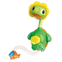 PRYSZNIC FONTANNA ŻÓŁW ŻÓŁWIK ZABAWKA RYBKA WODNA DO KĄPIELI WANNY WODY