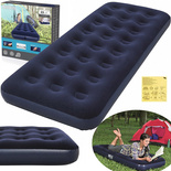 MATERAC DMUCHANY ŁÓŻKO DMUCHANE DO SPANIA DOMU WELUR TURYSTYCZNY POD NAMIOT