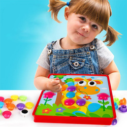 UKŁADANKA GUZIKOWA MOZAIKA GRA TRENING MAŁEJ RĄCZKI GRZYBKI EDUKACYJNE XXL