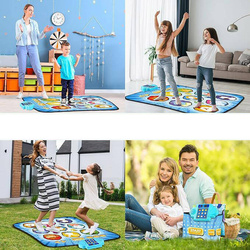 MATA MUZYCZNA DO TAŃCZENIA ZWIERZĘTA ZABAWKA TANECZNA DLA DZIECI GRA