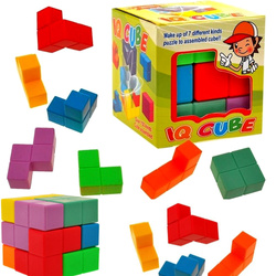 Kostka IQ Tetris 3D KLOCKI UKŁADANKA ZABAWKA gra Magiczna kolorowa