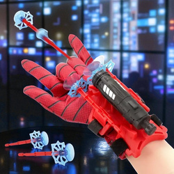 RĘKAWICA SPIDERMAN WYRZUTNIA SIECI STRZAŁKI ZABAWKA Z WYRZUTNIĄ DLA DZIECI