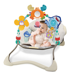 PAŁĄK ŁUK Z ZABAWKAMI GRZECHOTKAMI DO ŁÓŻECZKA WÓZKA ZABAWKI DLA NIEMOWLĄT