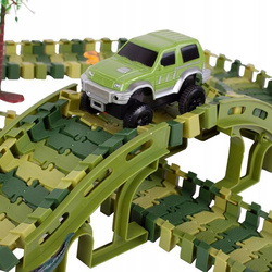 MEGA TOR WYŚCIGOWY XXXL DINOZAUR DINO PARK 240 el.