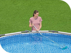 Zestaw do Czyszczenia Basenu Odkurzacz Czyszczący Basen Siatka Bestway 2025