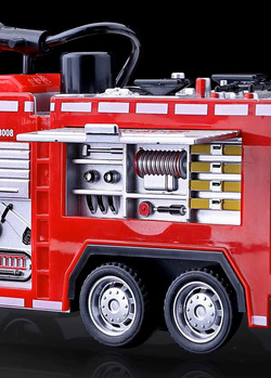 Metalowy SAMOCHÓD STRAŻACKI Straż Pożarna AUTKO ZABAWKA dla chłopca dziecka