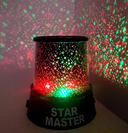 LAMPKA NOCNA MASTER PROJEKTOR GWIAZD LAMPA NA BATERIE DO POKOJU DLA DZIECI