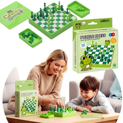 Szachy Dziecięce Żabki Gra Strategiczna Do Nauki Dzieci Gry W Szachy