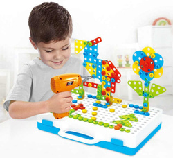 KLOCKI KONSTRUKCYJNE wkrętarka śrubki ZESTAW 3D