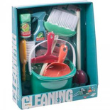 ZESTAW DO SPRZĄTANIA SZCZOTKA MOP WIADERKO 10 EL