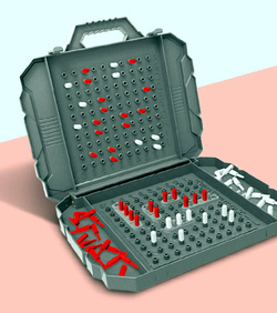 Bitwa W STATKI na morzu Okręty Gra logiczna morska Strategiczna