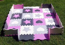 DUŻA MATA PIANKOWA 52 PUZZLE GRUBA XXL BEZPIECZNA