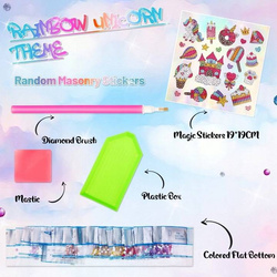 MOZAIKA DIAMENTOWA Zestaw RAMKA NAKLEJKI DINOZAURY