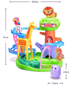 KOLEJKA marble Tor dla zwierząt KULKI ZOO RolyPoly