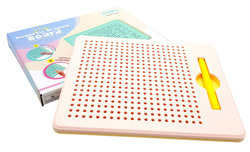 MAG PAD DUŻA TABLICA MAGNETYCZNA KULKI + Szablony