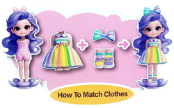 UKŁADANKA MAGNETYCZNA PUZZLE KREATYWNE UBIERANIE DZIEWCZYNKI LALI UBIERANKA