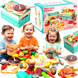 KUCHNIA ZESTAW PIKNIKOWY Z PRODUKTAMI DO GOTOWANIA ZESTAW KOSZYK DLA DZIECI