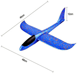 SAMOLOT STYROPIANOWY SZYBOWIEC RZUTKA LATAWIEC ZE STYROPIANU DLA DZIECI
