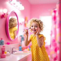 KUFEREK ZESTAW BOOK DO MAKIJAŻU I PAZNOKCI NA PREZENT KOSMETYKI DLA DZIECKA