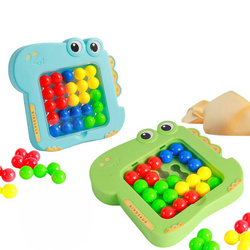 GRA DINOZAURY DINO UKŁADANKA PUZZLE DO IQ KLOCKI PINBALL DLA DZIECI ZABAWKA