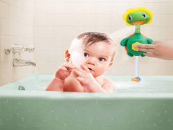 PRYSZNIC FONTANNA ŻÓŁW ŻÓŁWIK DO KĄPIELI DO WANNY DO WODY DLA DZIECI