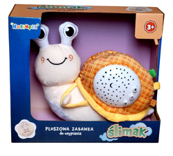 PROJEKTOR DLA NIEMOWLĄT DZIECI NA SEN MASKOTKA ZABAWKA ŚLIMAK Z PROJEKTOREM