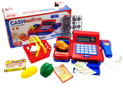 Kasa fiskalna ze skanerem koszyk na zakupy Zabawka