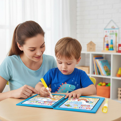 KOLOROWANKA MALOWANKA Z PISAK WODNY NA WODĘ KSIĄŻECZKA WODNA DO MALOWANIA