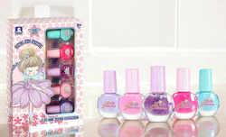 Lakiery do MALOWANIA paznokci dla dziewczynek dzieci Zestaw na Prezent