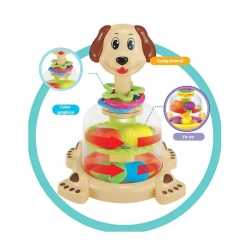 Zabawka Bączek Piesek z Kuleczkami Karuzela SPINNER BĄK ZABAWKA DLA DZIECI
