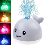 Wieloryb FONTANNA ZABAWKA DO KĄPIELI WANNY LED
