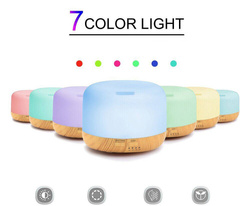 NAWILŻACZ POWIETRZA LAMPKA NOCNA ZAPACHOWY DYFUZOR AROMATERAPIA RGB + PILOT