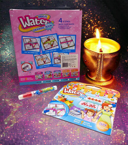 KOLOROWANKA książka WODNA ' Na zakupach ' do nauki