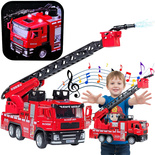 Metalowa Straż Pożarna SAMOCHÓD STRAŻACKI AUTO ZABAWKA dla chłopca dziecka