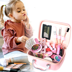 WALIZKA Z KOSMETYKAMI SYRENKA ZESTAW DO ROBIENIA MAKEUP PAZNOKCI DLA DZIECI