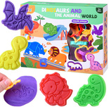 Zestaw masa plastyczna dinozaury foremki ZA4293